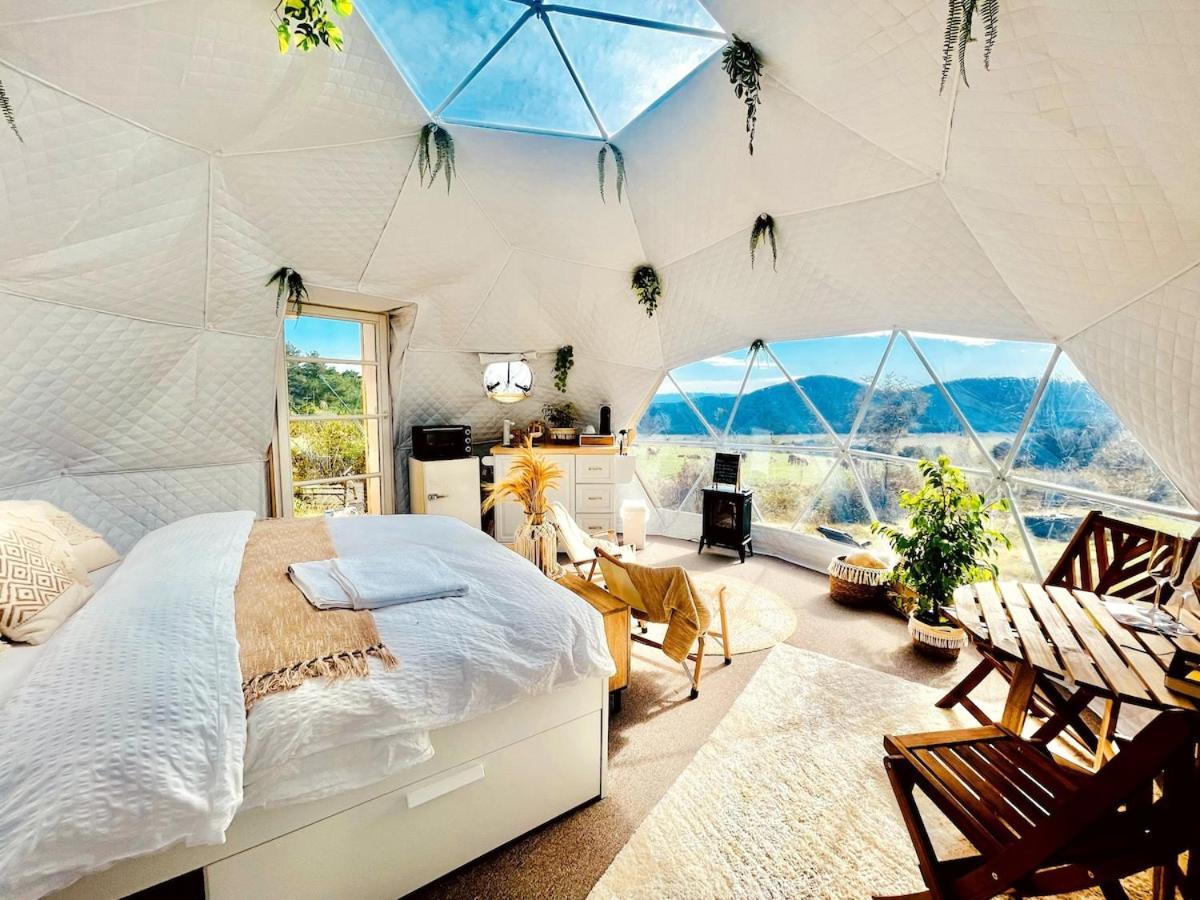 Hotel Glamping Hohe Wand - Zelt Mit Sternenfenster Und Whirlpool Maiersdorf Esterno foto